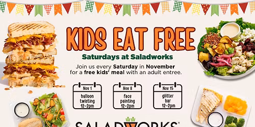 Kids Eat Free at Saladworks