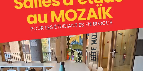 Salles d'\u00e9tude au Moza\u00efk