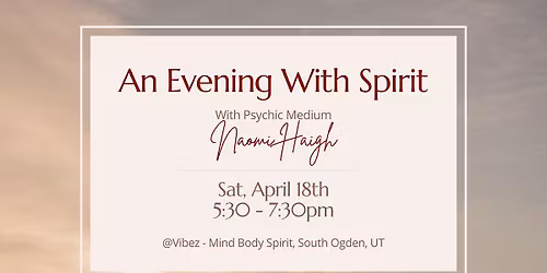 An Evening With Spirit \u2013 Mediumship Demonstration