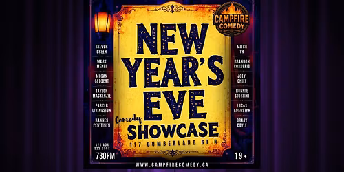 NYE Comedy Showcase @ Campfire Comedy