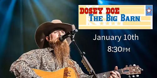 Jesse Raub Jr at The Dosey Doe Big Barn