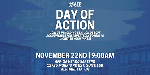 Hold Sen. Ossoff Accountable! Alpharetta!