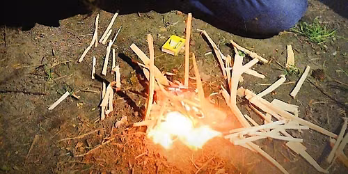 Fire-starting challenge workshop with WildFire Social Club