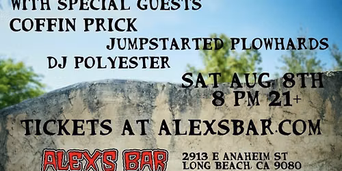 Kid Congo & The Pink Monkeybirds + Coffin Prick + Jumpstarted Plowhards + DJ Polyester
