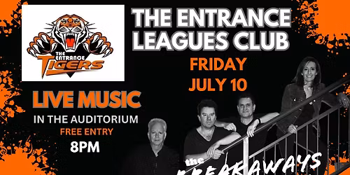 THE BREAKAWAYS @ The Entrance Leagues Club Auditorium 
