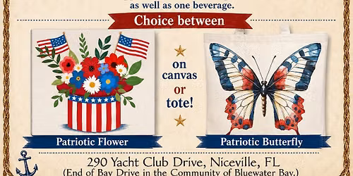 Celebrating 250 Years Paint Night at Schooner's with The Traveling Painter