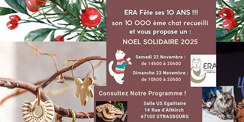 ERA F\u00eate ses 10 Ans !!! NOEL SOLIDAIRE