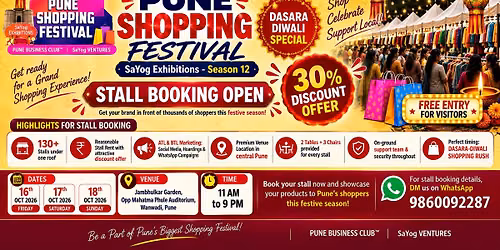 SaYog Exhibitions- Pune Shopping Festival Season 12