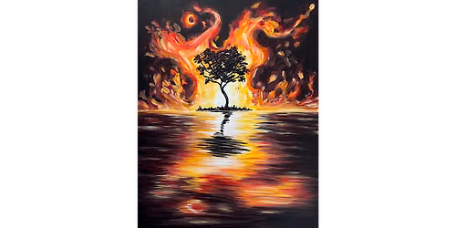 Fire Fall - Paint and Sip in Chicago | Classpop!\u2122