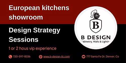 Modern European Kitchen consultation sessions @ Denver Art District