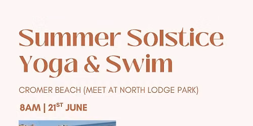 Summer Solstice Beach Yoga, Swim and Social