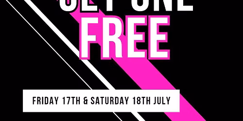Buy one, Get one free!