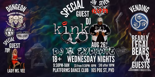 KiNK Providence Presents: Special Guest DJ Sin Seven!