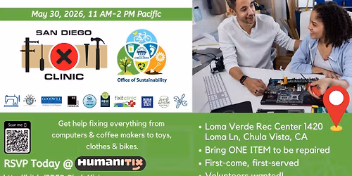 SD Fixit Clinic in Chula Vista