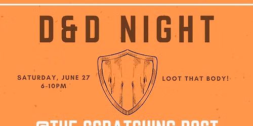 D&D Night @The Scratching Post!