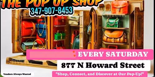 Vendor ticket   Baltimore Hustle Market | Pop-Up Vendor & Small Business