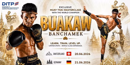 Muay Thai Masterclass  2026   - Frankfurt \/ Germany