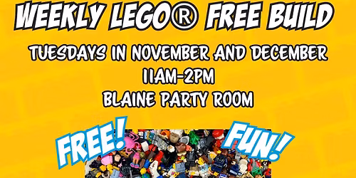 LEGO\u00ad\u00ae Free Build Event - Blaine