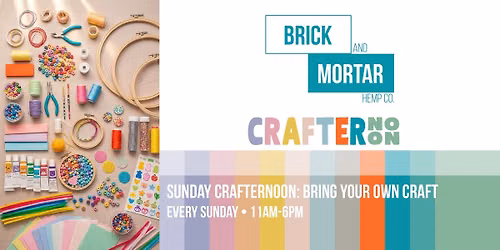 Sunday Crafternoon: Bring Your Own Craft