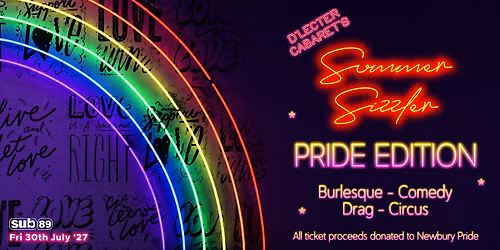 D'Lecter Cabaret's Summer Sizzler - Pride Edition