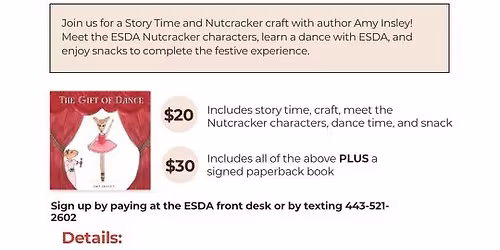 Story time\/ meet and greet with nutcracker characters