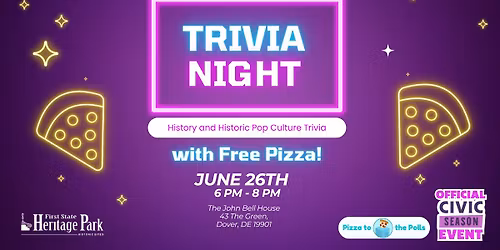 Slice of History: Trivia Night with Free Pizza!