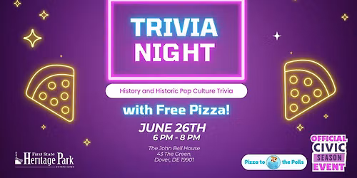 Slice of History: Trivia Night with Free Pizza!