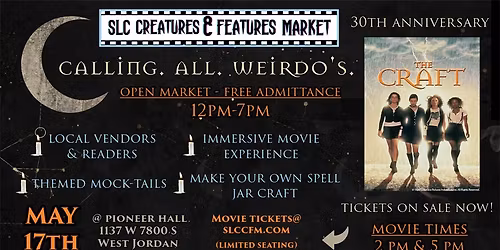 SLC Creature's & Feature's Market - The Craft