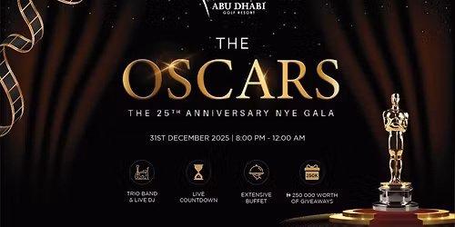 New Year\u2019s Eve Gala Dinner 2025 \u2013 The Oscars