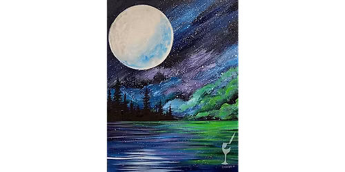 Calming Celestial Scene - Paint and Sip in Austin | Classpop!\u2122