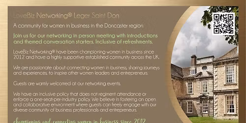 Leger Saint Don LoveBiz Networking at The Holiday Inn for Women in Business