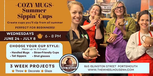 Summer Sippin' Cups - A Cozy Mugs Course!