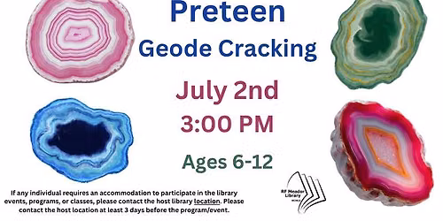 Meador: Preteen Geode Cracking