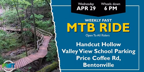 FAST Wed Night Group Ride @ Handcut Hollow (Valley View School)