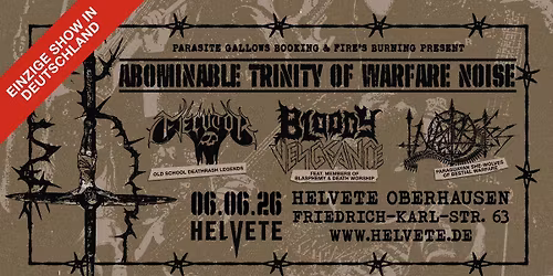BLOODY VENGEANCE + INFAUSTES + EJECUTOR \u00a6 HELVETE \u26e7
