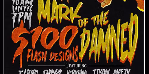 MARK OF THE DAMNED - HALLOWEEN FLASH DAY