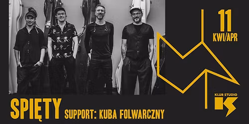 Spi\u0119ty | Support: Kuba Folwarczny | 11\/04\/2026 | Krak\u00f3w, Klub Studio
