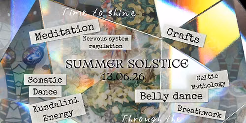 Summer Solstice & Shine - Celtic Wheel of The Year Half Day Retreat