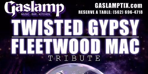 FLEETWOOD MAC Tribute TWISTED GYPSY with Special Guest CONTENDERS - Tribute to THE PRETENDERS