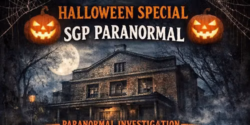 HALLOWEEN WITH S.G.P PARANORMAL @ THE GRANGE PLAYHOUSE, WALSALL