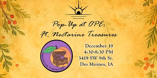 Pop- Up Ft. Nectarine Treasures