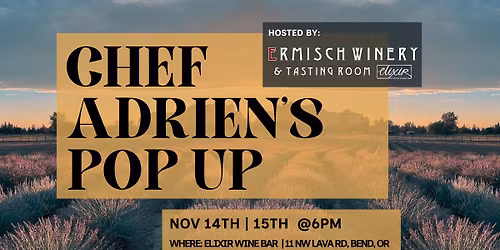 [BEND] Elixir Wine Group x Chef Adrien