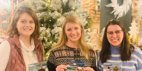 Needle Felted Winter Scene