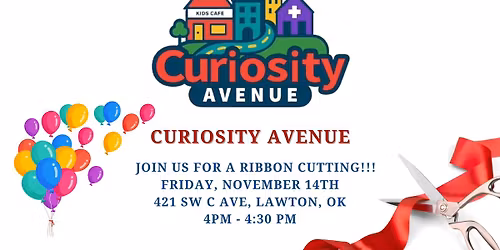 Ribbon Cutting - Curiosity Avenue