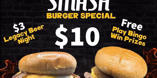 Smashburger Tuesdays and Legacy Beer Night
