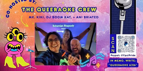 Queeraoke Fundraiser for Ypsi Pride + Black Pride Ypsi!