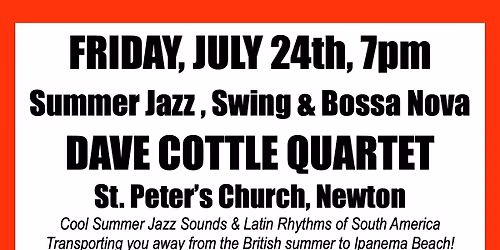 Dave Cottle Quartet - Summer Jazz, Swing & Bossa Nova