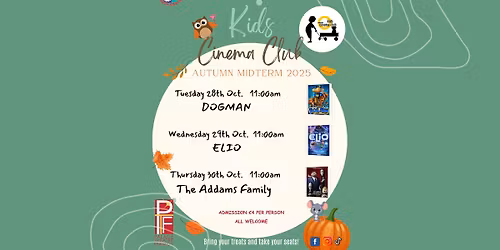 Kids Autumn Midterm Cinema Club Fermoy