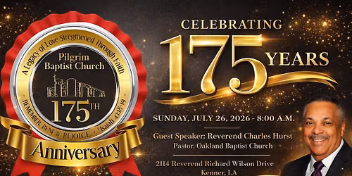 175th Church Anniversary
