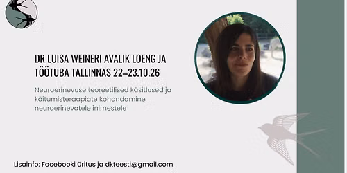 Dr Luisa Weineri avalik loeng ja t\u00f6\u00f6tuba